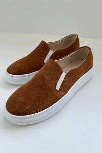 СЛИПОНЫ В ЗАМШЕ ОТТЕНКА БРУК